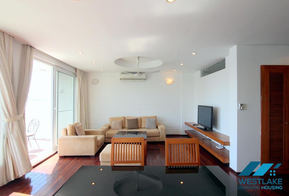 Lots of natural light 02 bedrooms apartment for rent in Tay Ho, Ha Noi