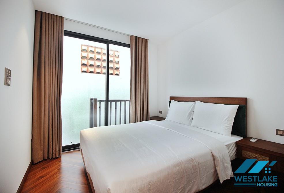 High floor 3 bedrooms apartment for rent in To Ngoc Van area, Tay Ho, Ha Noi