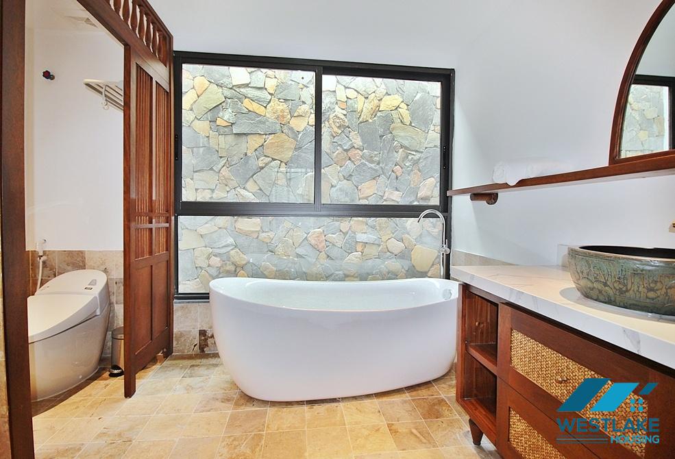 High floor 3 bedrooms apartment for rent in To Ngoc Van area, Tay Ho, Ha Noi