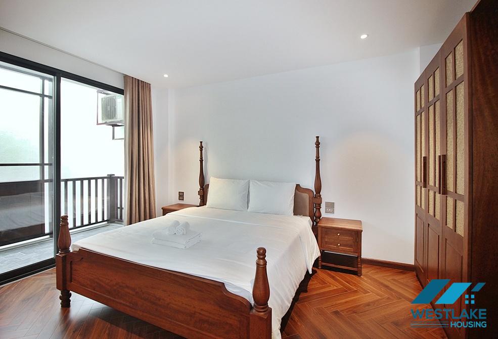 High floor 3 bedrooms apartment for rent in To Ngoc Van area, Tay Ho, Ha Noi