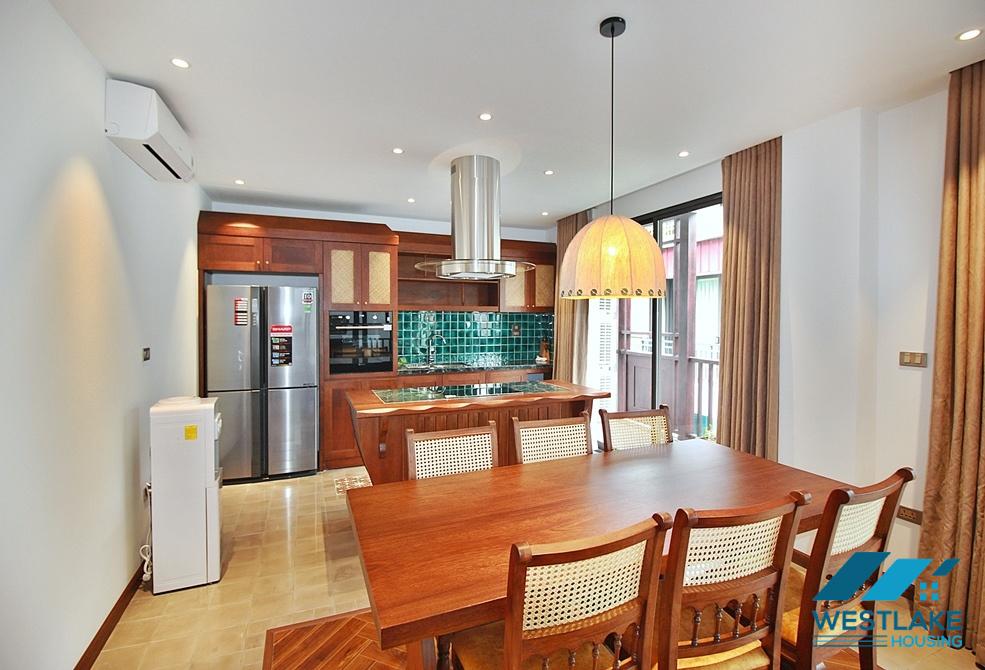 High floor 3 bedrooms apartment for rent in To Ngoc Van area, Tay Ho, Ha Noi