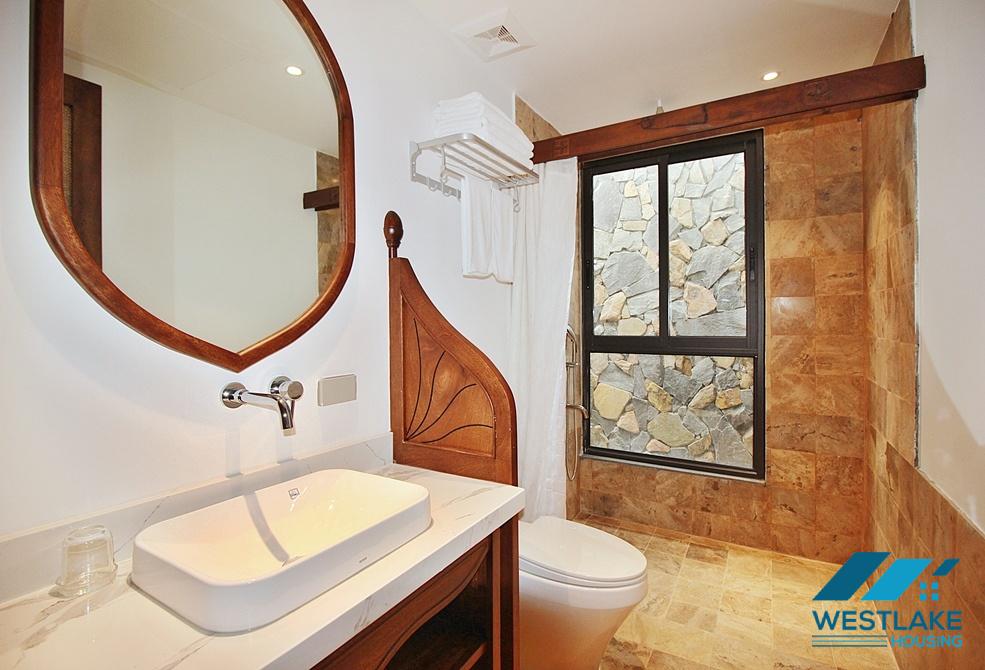 High floor 3 bedrooms apartment for rent in To Ngoc Van area, Tay Ho, Ha Noi