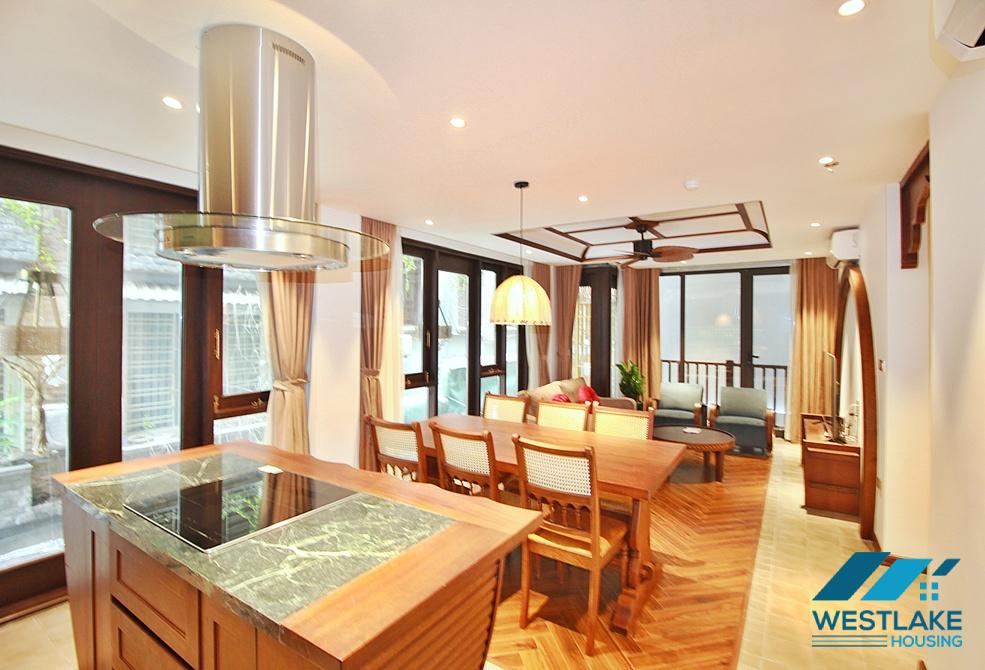 Japanese style 03 bedrooms apartment for rent in Tay Ho, Ha Noi