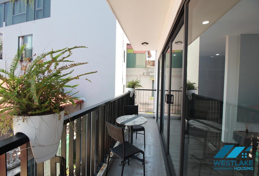 Modern 2 bedrooms apartment with huge terrace for rent in Vu Mien, Yen Phu village, Tay Ho, Ha Noi