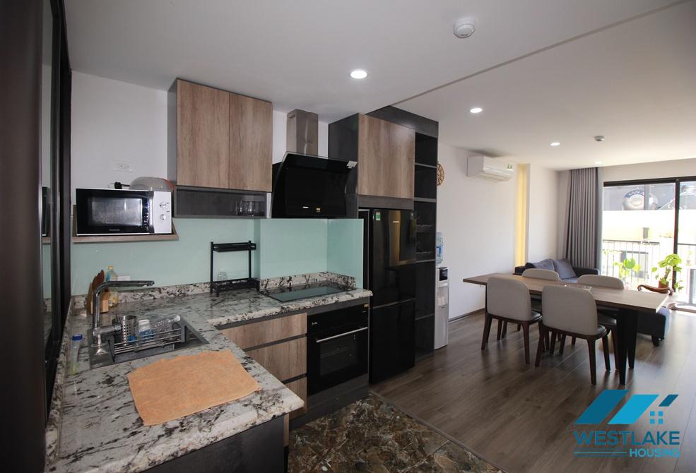 Modern 2 bedrooms apartment with huge terrace for rent in Vu Mien, Yen Phu village, Tay Ho, Ha Noi