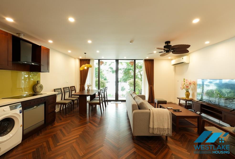 Brand new 03 bedrooms apartment with lake view for rent in Tay Ho, Ha Noi