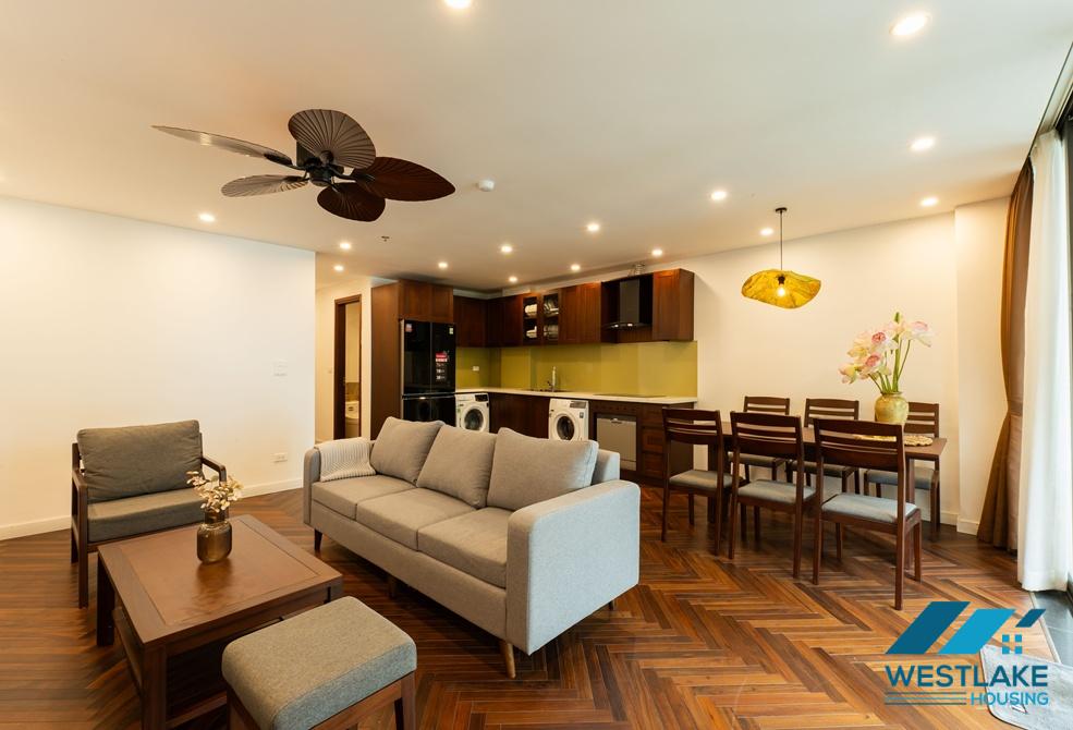 Brand new 03 bedrooms apartment with lake view for rent in Tay Ho, Ha Noi