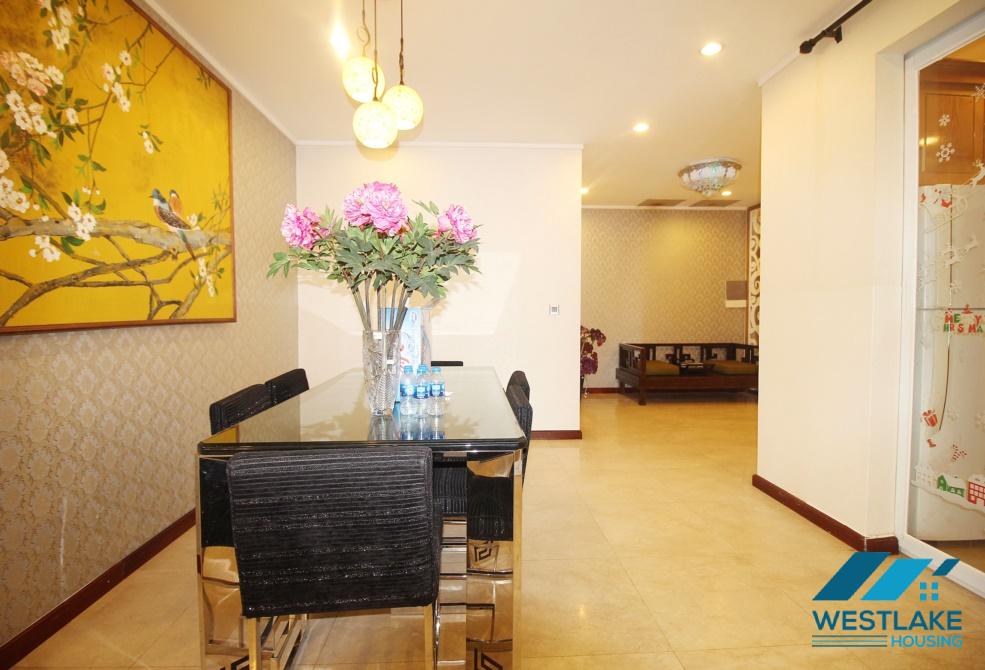 Good quality apartment for rent in Ciputra L Tower, Tay Ho ward, Ha Noi