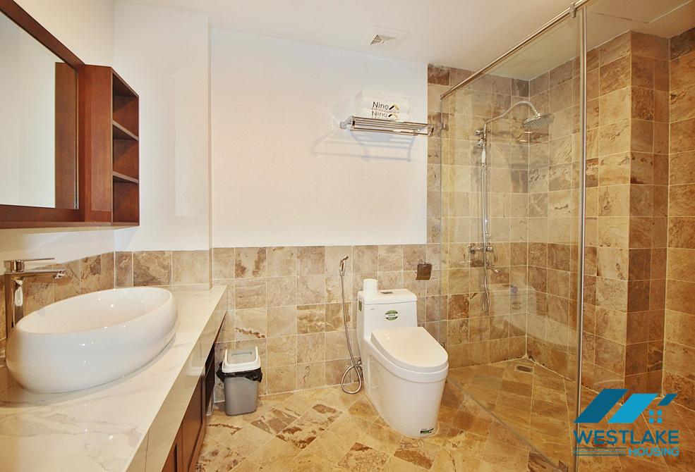 Lake view 03 bedrooms apartment for rent in Tay Ho, Ha Noi