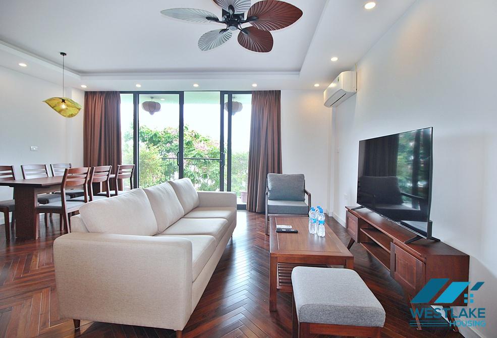 High quality and bright 03 bedrooms apartment for rent on Vu Mien street, Tay Ho, Ha Noi