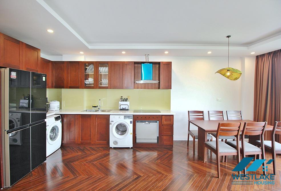 High quality and bright 03 bedrooms apartment for rent on Vu Mien street, Tay Ho, Ha Noi