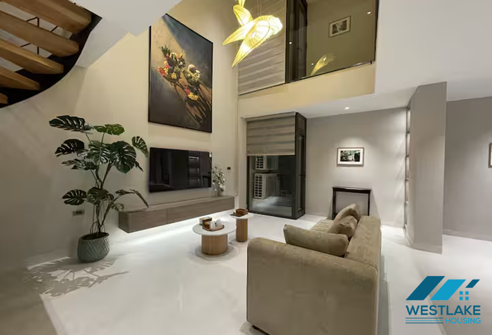 A brand new high quality duplex apartment for rent in Tay Ho, Ha Noi
