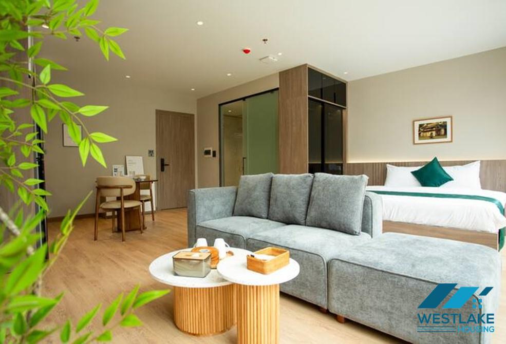 A brand new and bright studio for rent in To Ngoc Van, Tay Ho