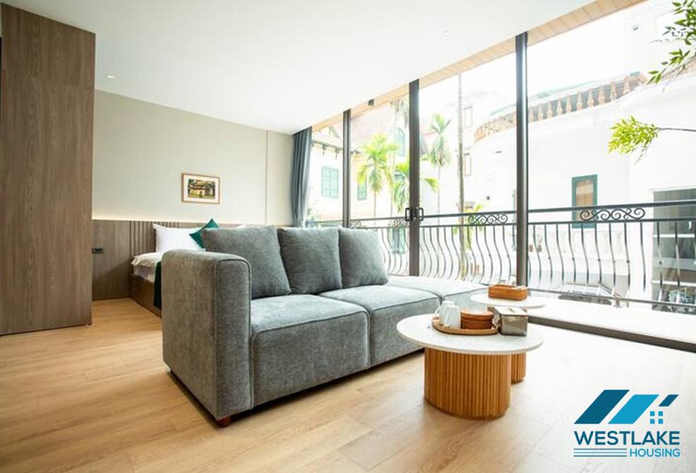 A brand new and bright studio for rent in To Ngoc Van, Tay Ho