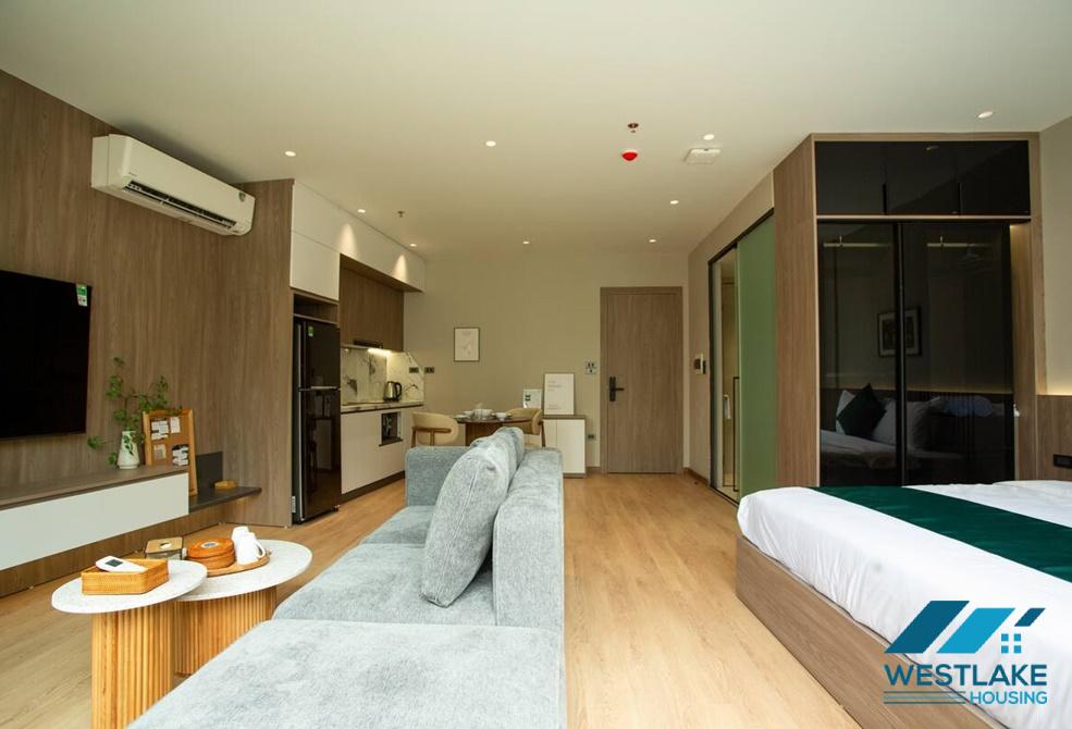 A brand new and bright studio for rent in To Ngoc Van, Tay Ho