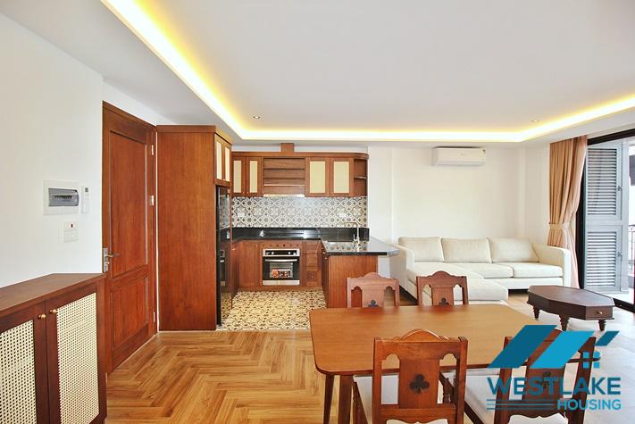 A bright 02 bedrooms apartment with large balcony in Tay Ho, Ha Noi for rent