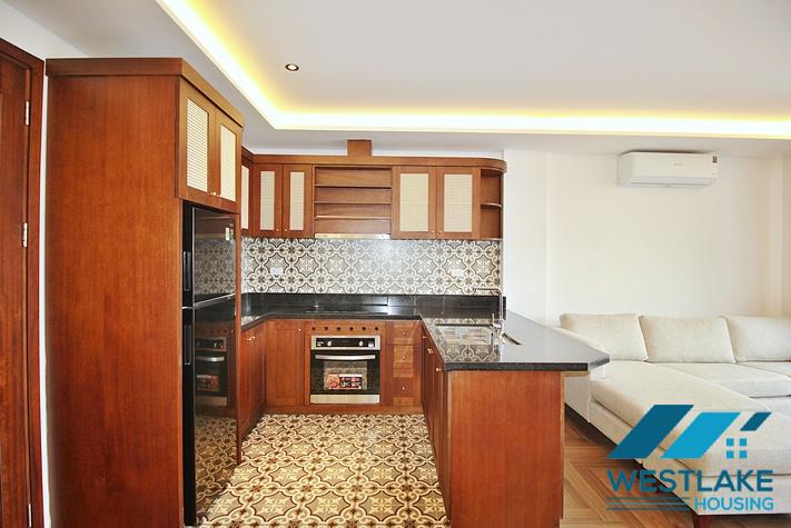 A bright 02 bedrooms apartment with large balcony in Tay Ho, Ha Noi for rent