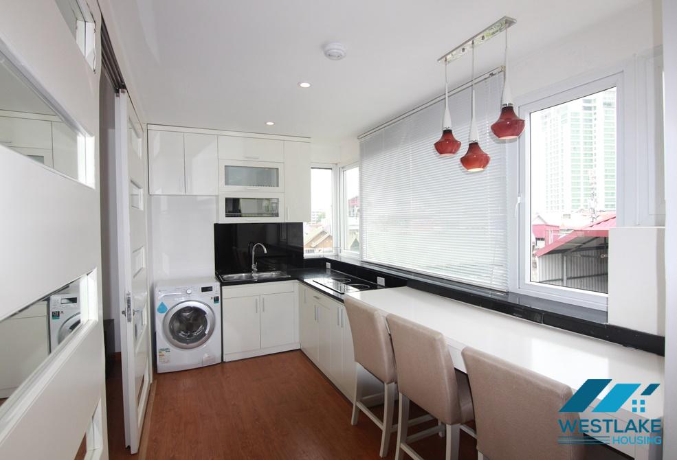 A top floor 2 bedroom apartment for rent in Xuan Dieu, Tay Ho