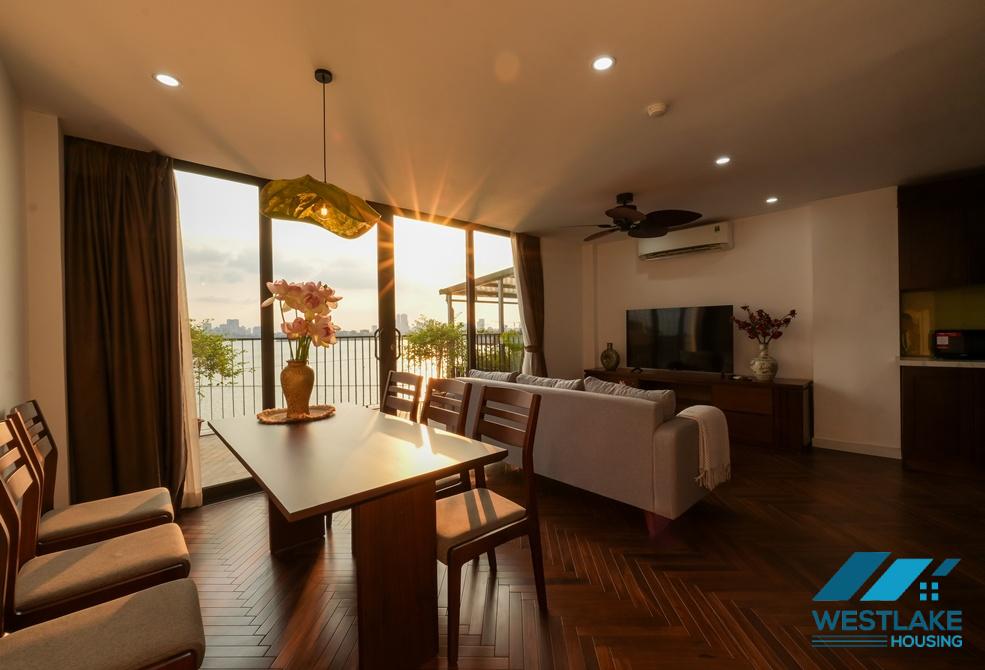 Cho Thuê Căn Hộ 2 Phòng Ngủ Ban Công Rộng, View Hồ Tuyệt Đẹp Tại Tây Hồ, Hà Nội
