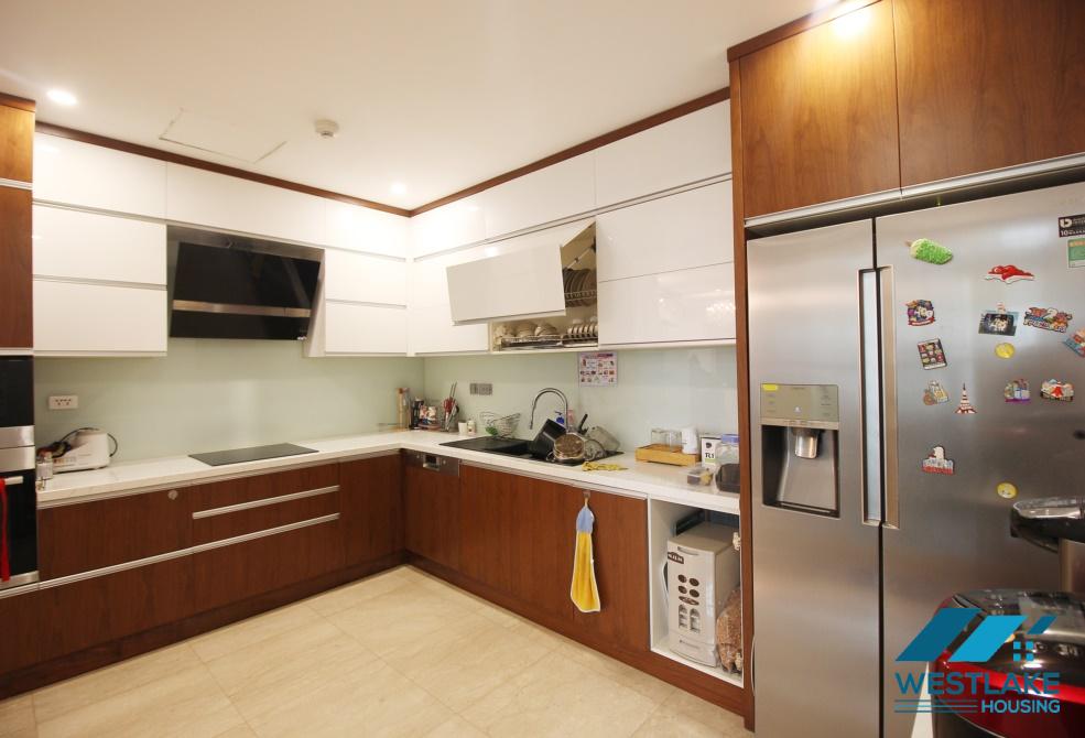Spacious 4 bedrooms apartment for rent in L-building, Ciputra, Hanoi