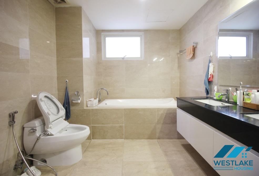Spacious 4 bedrooms apartment for rent in L-building, Ciputra, Hanoi