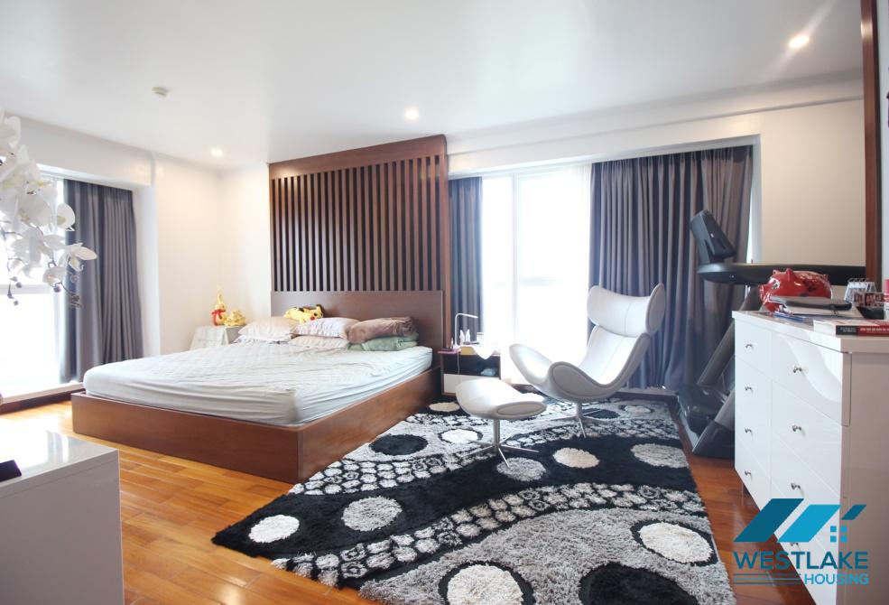 Spacious 4 bedrooms apartment for rent in L-building, Ciputra, Hanoi