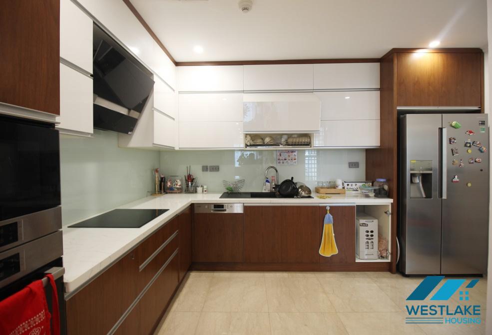 Spacious 4 bedrooms apartment for rent in L-building, Ciputra, Hanoi