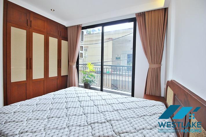 Brand new 02 bedrooms apartment for rent with large balcony in Tay Ho, Ha Noi