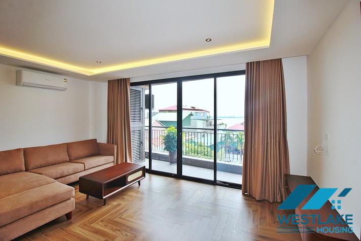Nice 02 bedrooms apartment with large balcony for rent in Tay Ho, Ha Noi