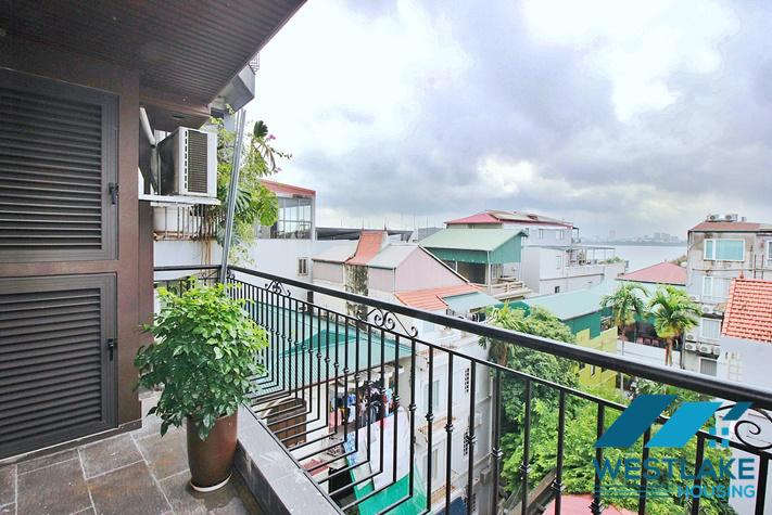 Nice 02 bedrooms apartment with large balcony for rent in Tay Ho, Ha Noi
