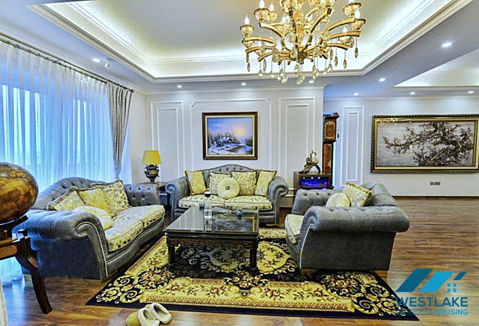 Nice design apartment with 4 bedrooms for rent in Ciputra, Ha Noi