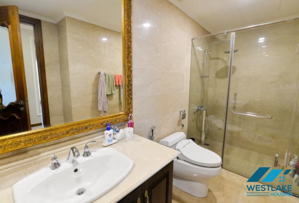 Nice design apartment with 4 bedrooms for rent in Ciputra, Ha Noi