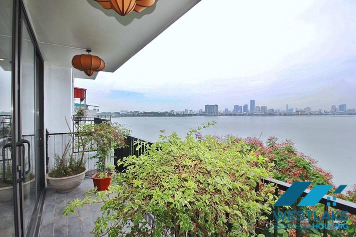 Cho Thuê Căn Hộ 3 Phòng Ngủ Rộng Thoáng, View Hô Tại Phố Vũ Miên Tây Hồ, Hà Nội
