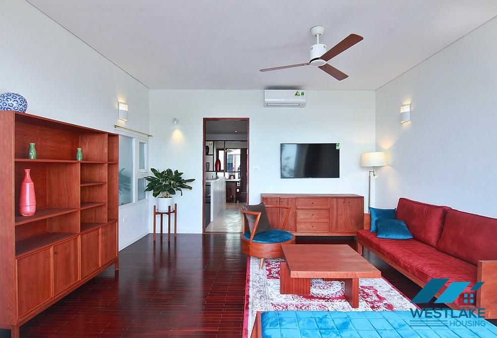 Good quality and clean 03 bedrooms apartment for rent in Tay Ho, Ha Noi