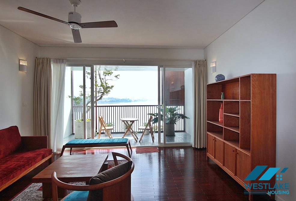Good quality and clean 03 bedrooms apartment for rent in Tay Ho, Ha Noi