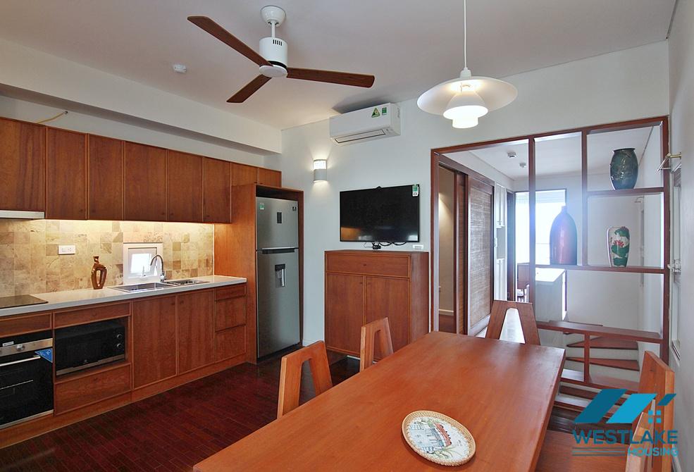 Good quality and clean 03 bedrooms apartment for rent in Tay Ho, Ha Noi