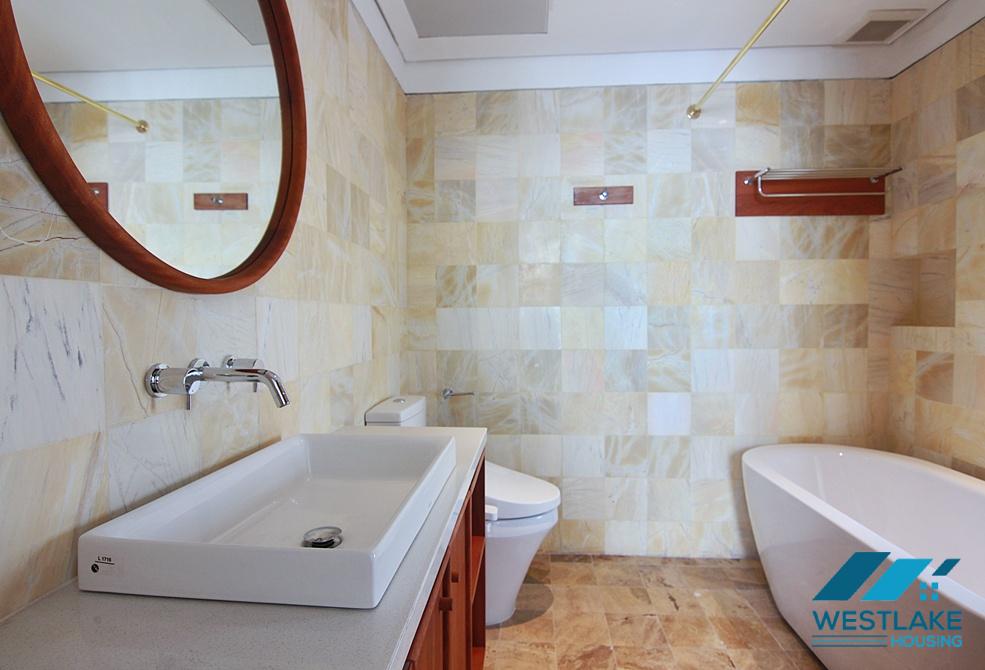 Good quality and clean 03 bedrooms apartment for rent in Tay Ho, Ha Noi