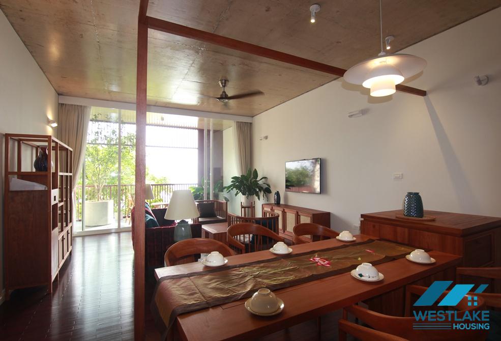 Cosy 02 bedrooms apartment with lake view for rent in Tay Ho, Ha Noi