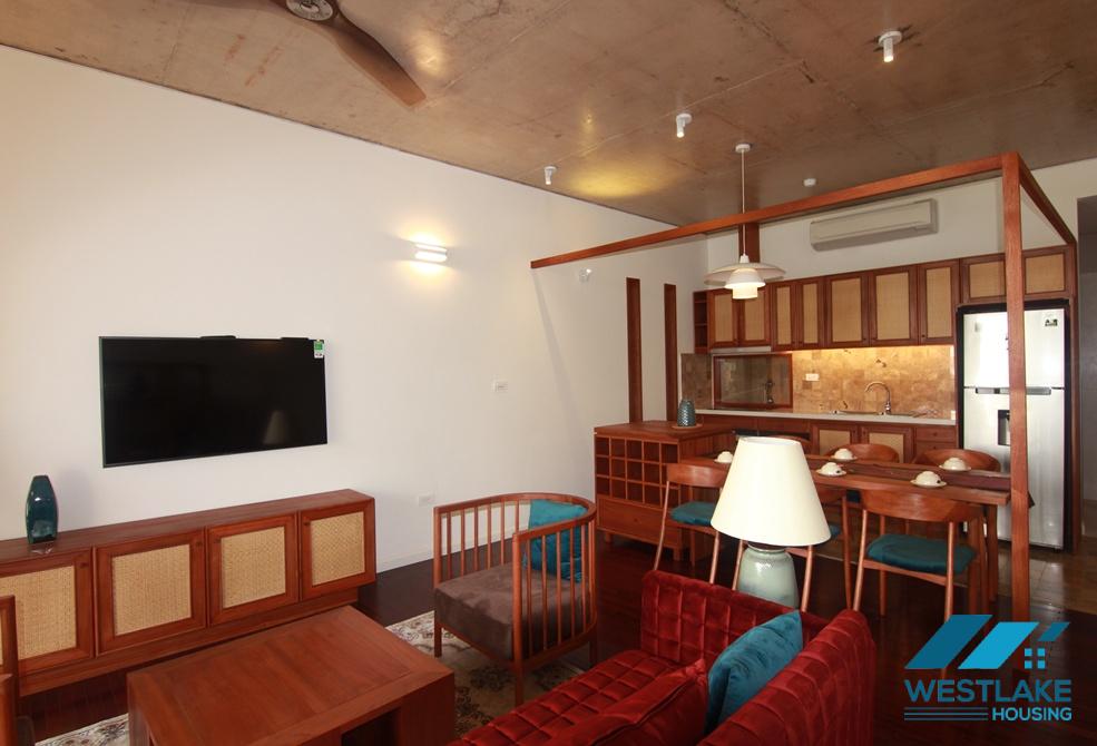 Cosy 02 bedrooms apartment with lake view for rent in Tay Ho, Ha Noi