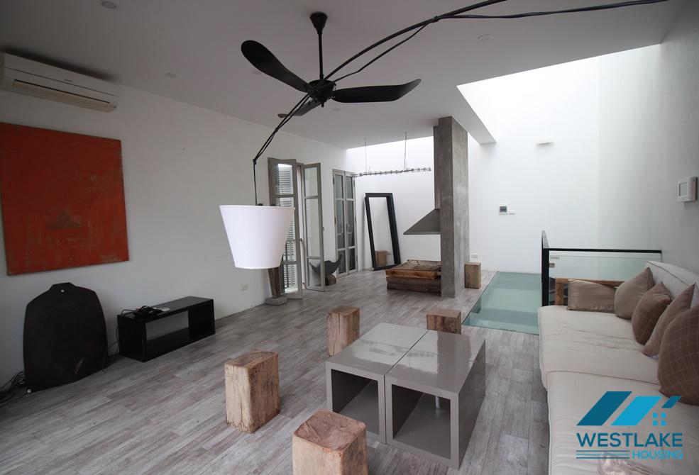 A big house with modern design for rent in tay Ho, Ha Noi