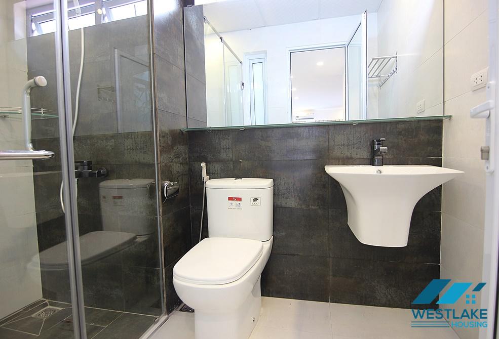 High floor studio with balcony for rent in Xuan Dieu, Tay Ho