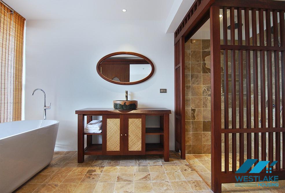 Bright and gorgeous 2 bedrooms apartment for rent in Dang Thai Mai, Tay Ho, Ha Noi