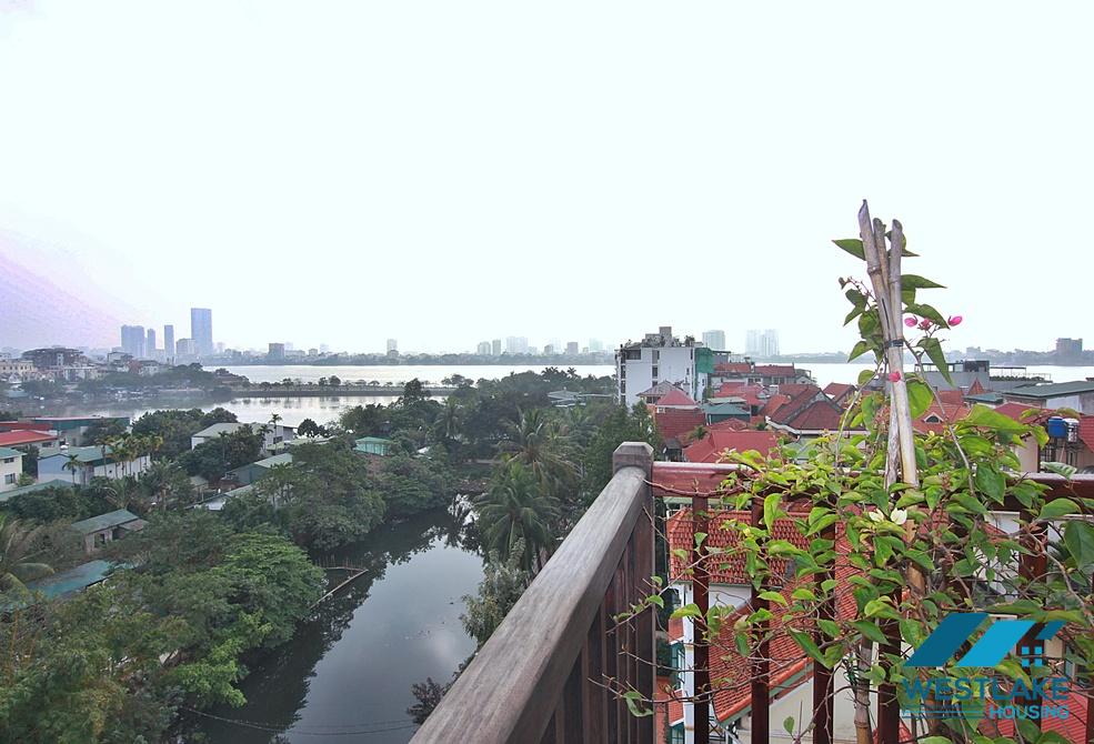 Bright and gorgeous 2 bedrooms apartment for rent in Dang Thai Mai, Tay Ho, Ha Noi