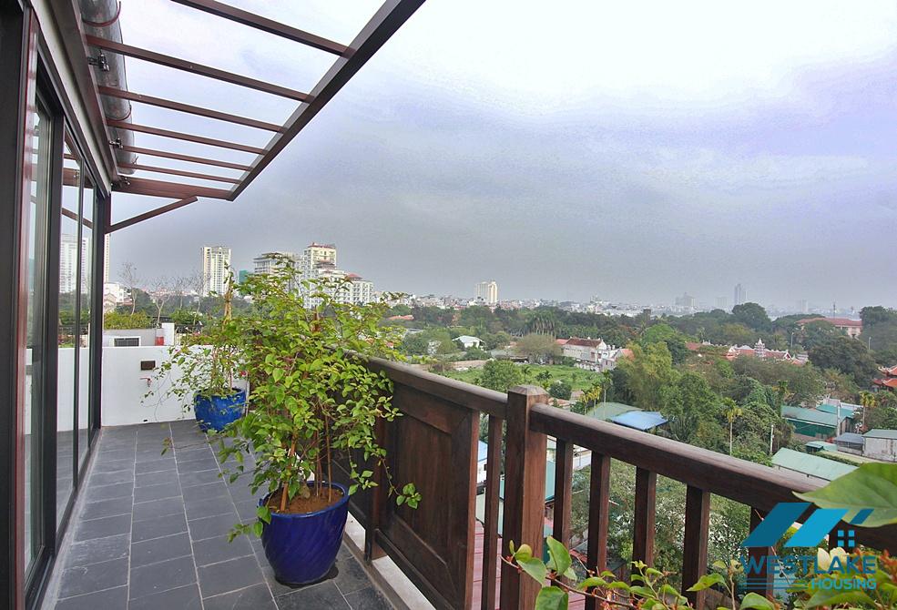 Bright and gorgeous 2 bedrooms apartment for rent in Dang Thai Mai, Tay Ho, Ha Noi