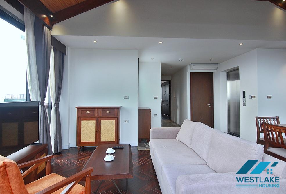 Bright and gorgeous 2 bedrooms apartment for rent in Dang Thai Mai, Tay Ho, Ha Noi