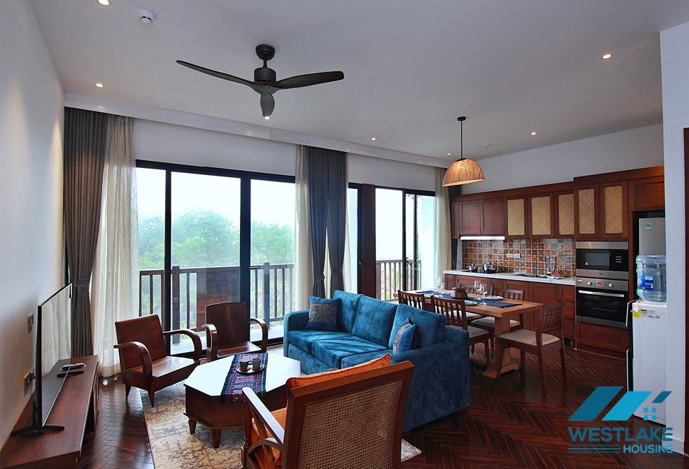 Nice 02 bedrooms serviced apartment for rent in Tay Ho, Ha Noi