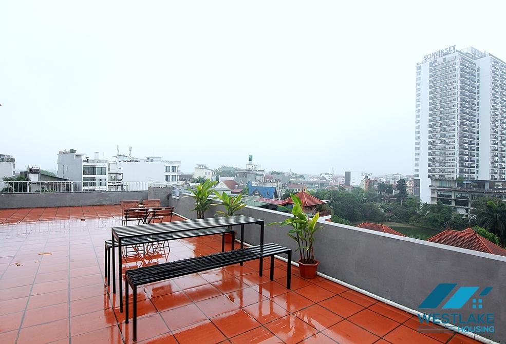 Cho Thuê Căn Hộ 1 Phòng Ngủ Mới Xây, Ban Công Rộng Sáng Thoáng Tại Phố Tô Ngọc Vân, Tây Hồ, Hà Nội.