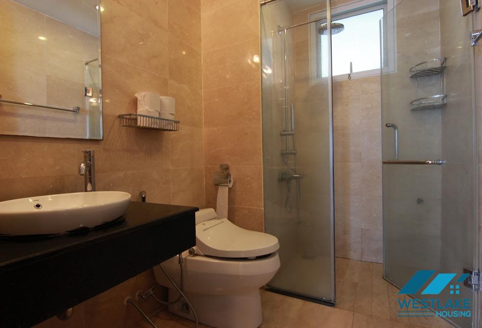 A beautiful and classic 3 bedroom apartment for rent in Ciputra L Tower, Tay Ho, Ha Noi