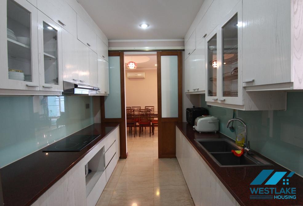 A beautiful and classic 3 bedroom apartment for rent in Ciputra L Tower, Tay Ho, Ha Noi