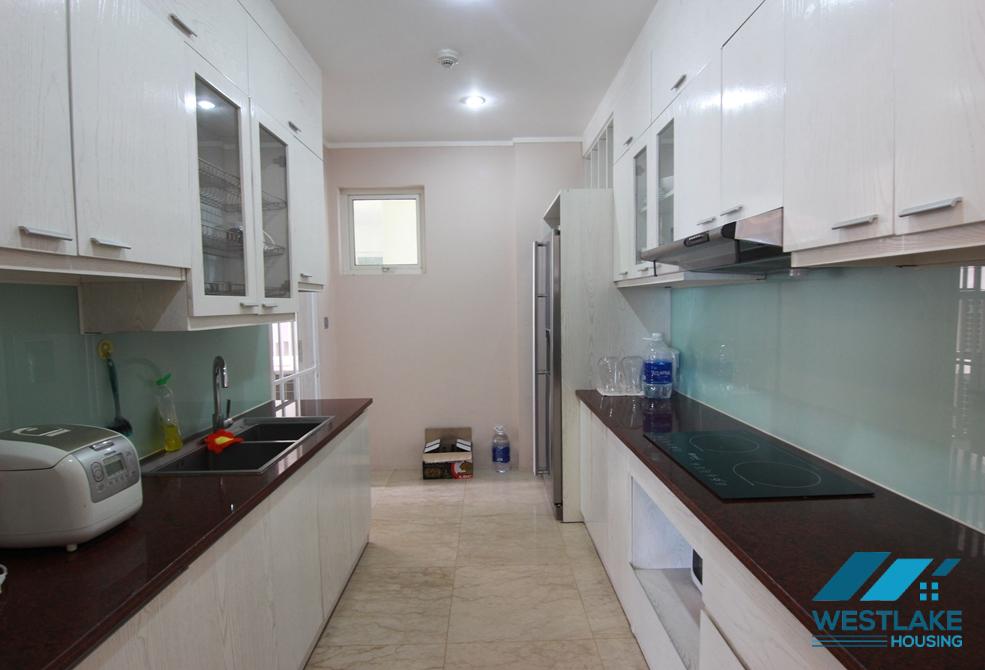 A beautiful and classic 3 bedroom apartment for rent in Ciputra L Tower, Tay Ho, Ha Noi